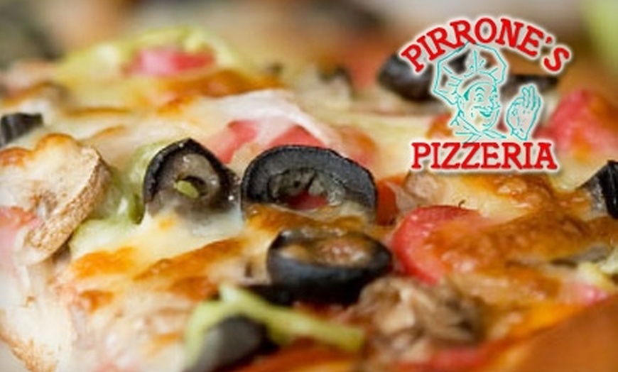 $10 for Pizza and More at Pirrone's - Pirrone's Pizzeria | Groupon