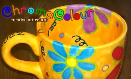 $15 for $45 Worth of Pottery Painting at ChromaColour Creative Art Centre - Primary Image