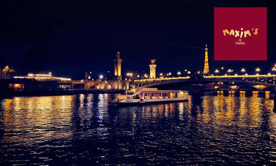 Dîner croisière avec chanteuse avec Maxims Sur Seine