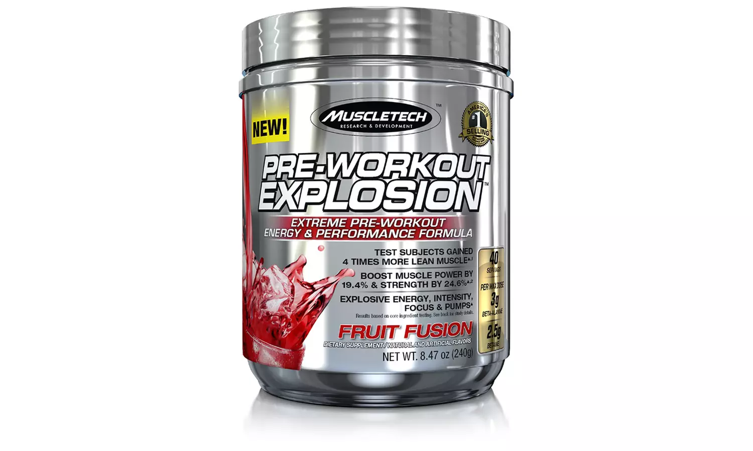 MuscleTech Pre-Workout Explosion Supplement (1- or 2-Pack) - Primary Image