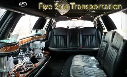 $45 for One Hour of Luxury Limousine Service from Five Star Transportation ($120 Value) - Primary Image