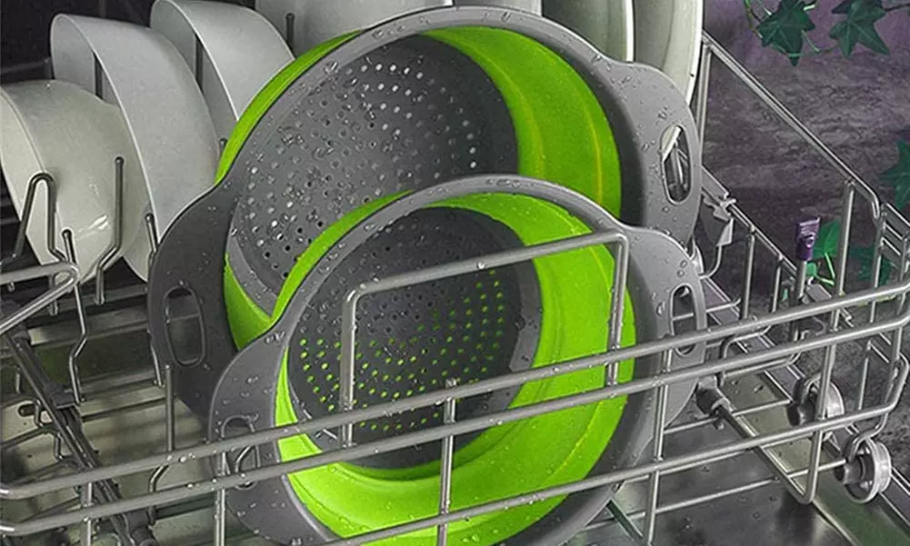 Panier égouttoir pliable