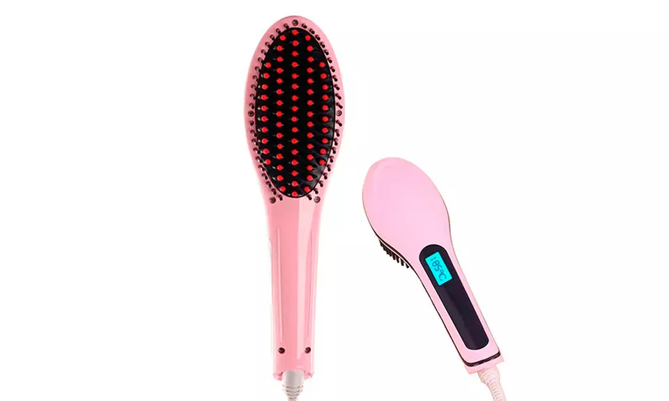 Extreme LED Straightening De-tangling Hair Brush - Primary Image