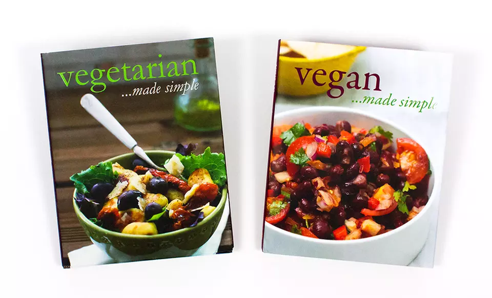 Vegan and Vegetarian Cooking Made Simple 2-Book Set - Primary Image