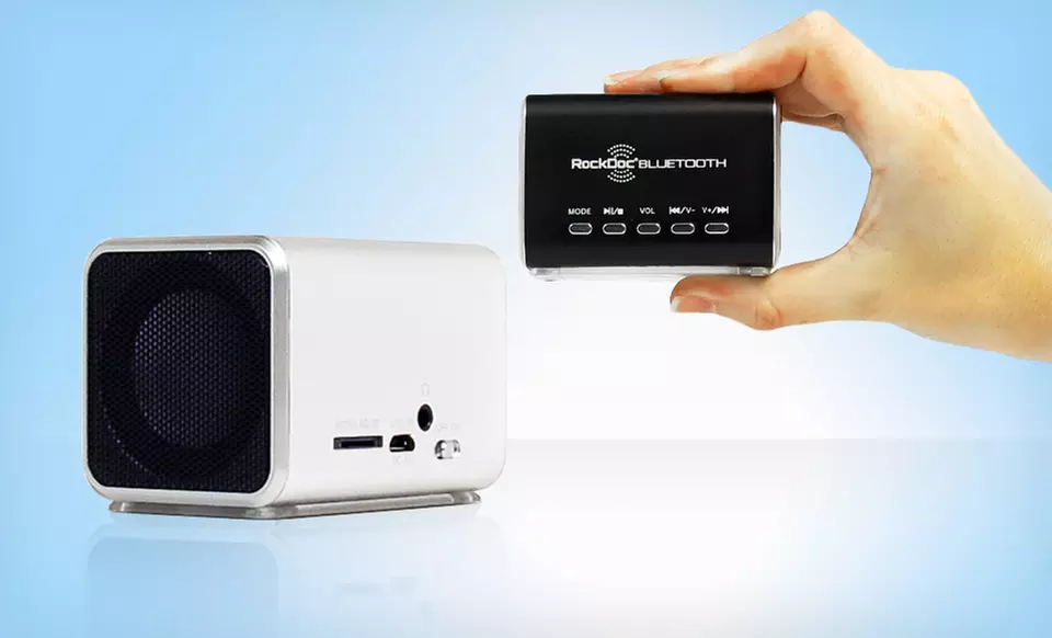 $39.99 for a RockDoc Pitbull Bluetooth Portable Speaker in Black or Silver ($59.99 List Price). Free Shipping & Returns. - Second Medium