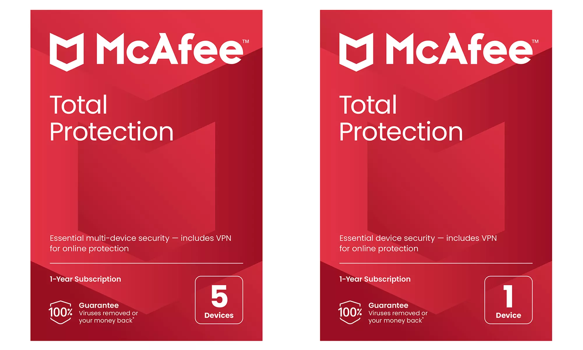 McAfee Total Protection for 1, 3 or 5 Years Devices - Primary Image