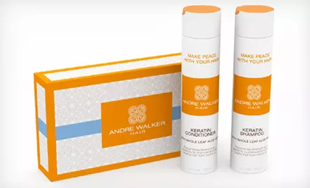 $20 for Andre Walker Hair Keratin Shampoo and Conditioner Gift Set. Shipping Included ($55.47 Total Value). - Primary Image