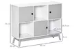 HomCom Storage Cabinet - Image 7