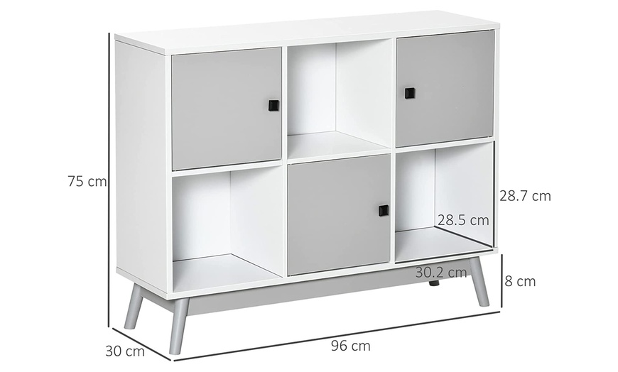 Image 7: HomCom Storage Cabinet