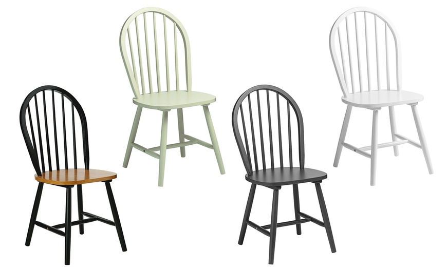 Image 1: Four Vermont Boston Chairs