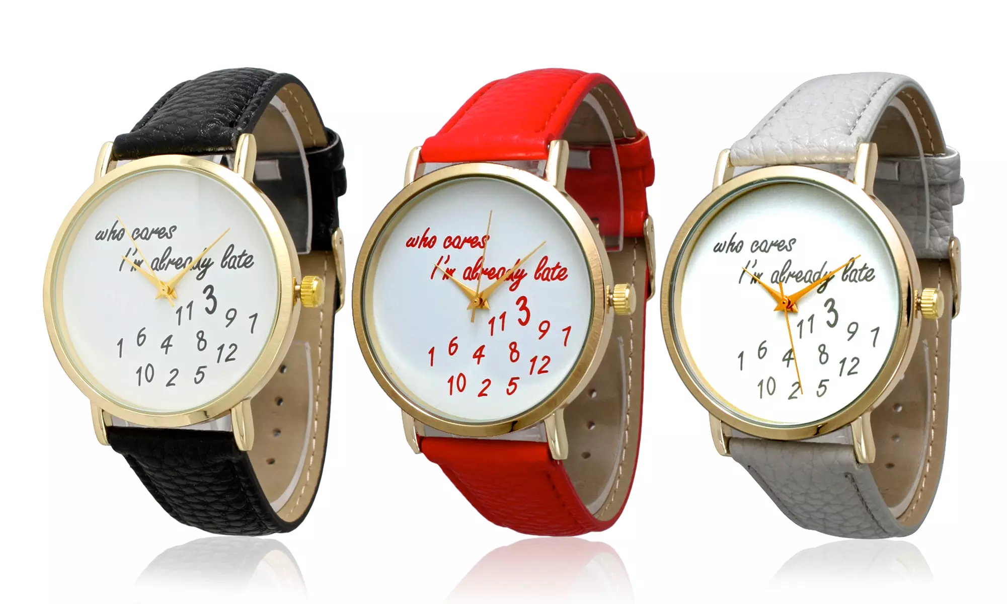 Who Cares I'm Already Late Women's Watch - Primary Image
