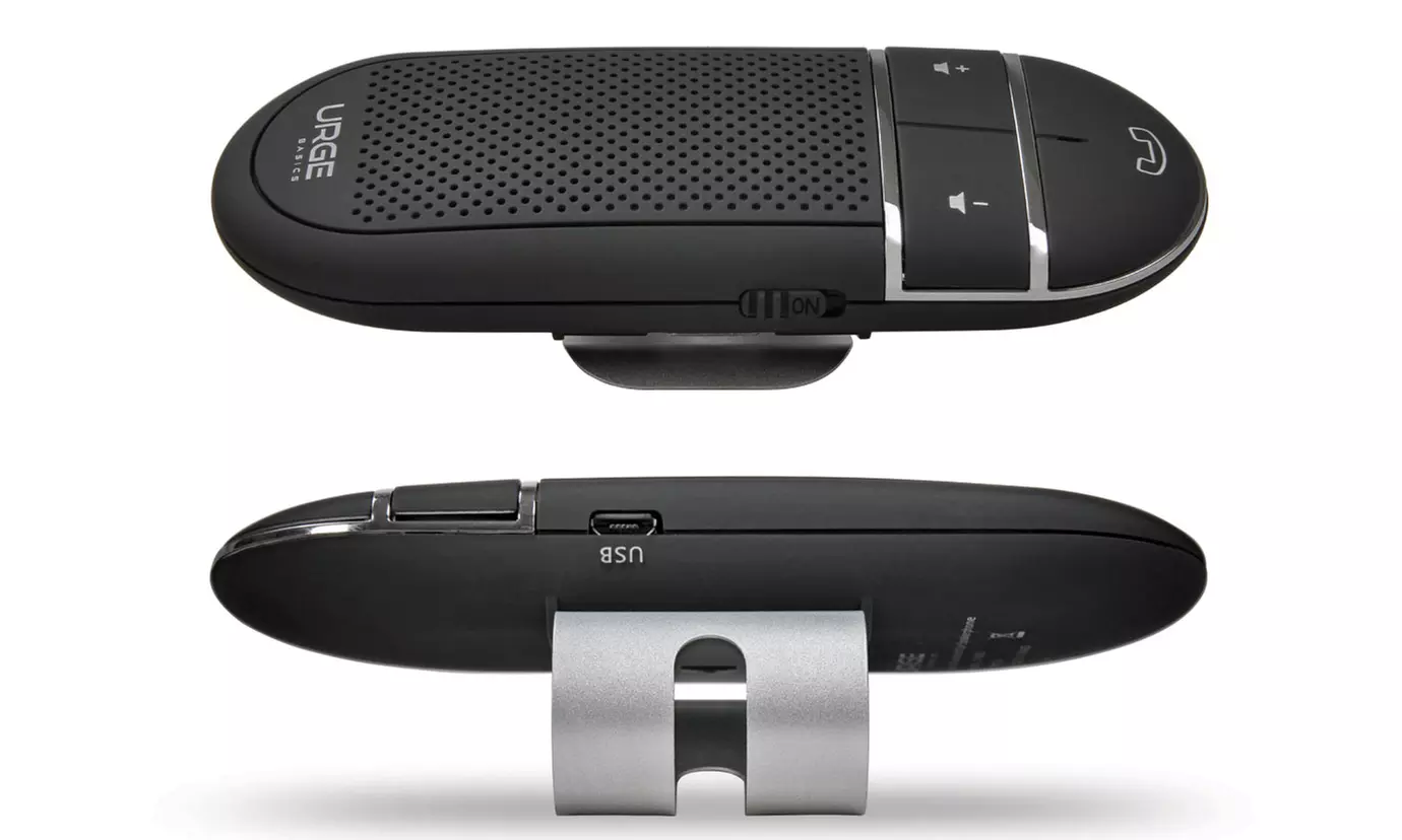 Urge Basics Hands-Free Bluetooth Car Speakerphone with Mic - Primary Image