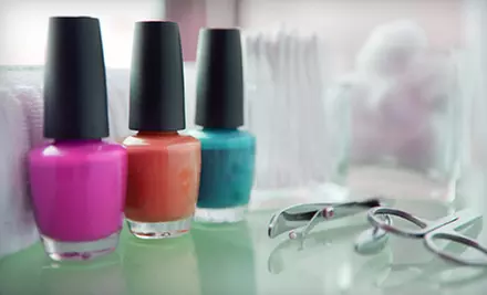 Three Basic or Shellac Manicures at New Beginnings Nail Salon (51% Off) - Primary Image