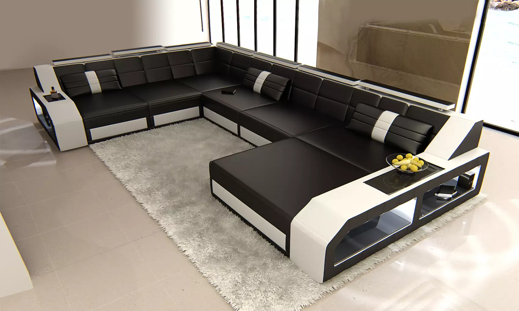 Designer-Sofa oder -Wohnlandschaft der Edelmarke Paolo Vadano, optional mit Schlaffunktion ab 1199 € (bis zu 20% sparen) - Primary Image