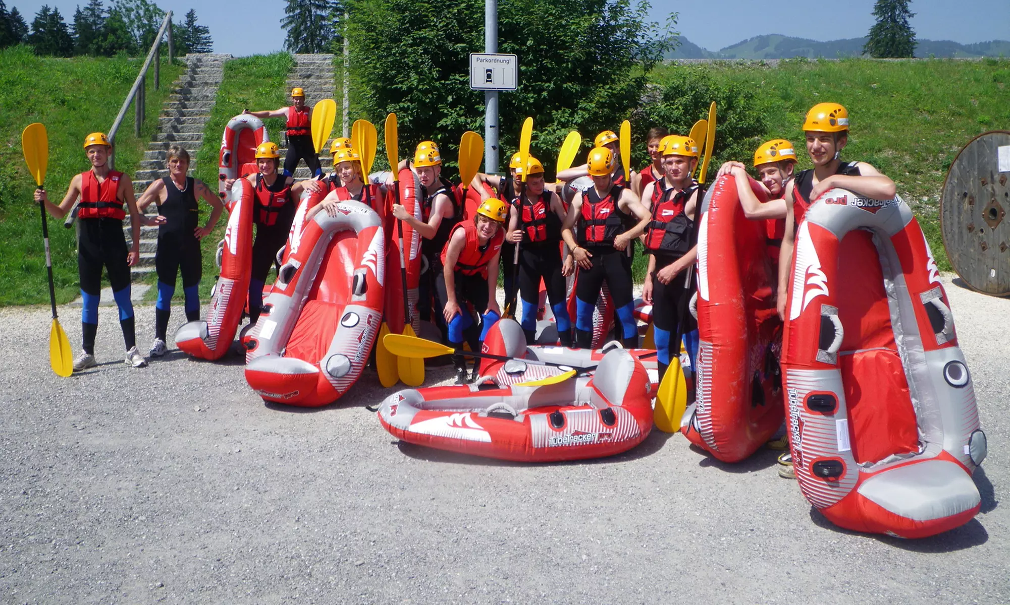 Tubing-Tour auf der Iller