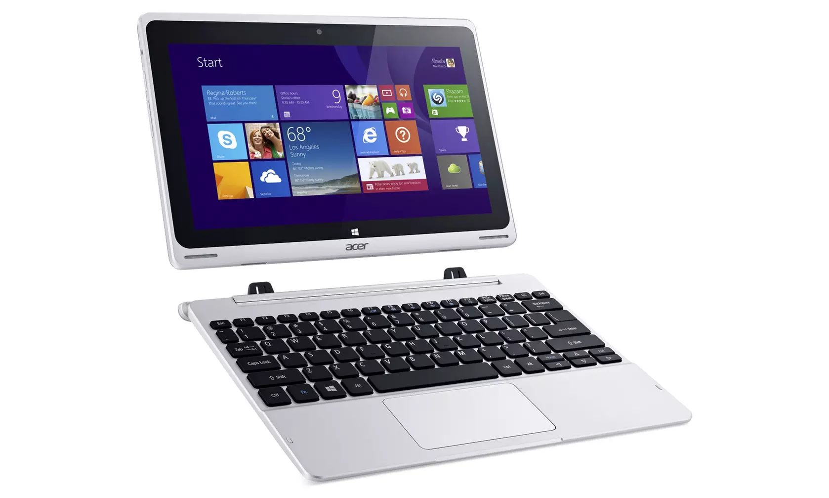 Acer Aspire Switch 10.1" 2-in-1 Convertible Notebook with Intel Atom CPU, 2GB RAM, & 32GB SSD (Manufacturer Refurbished) - Second Medium