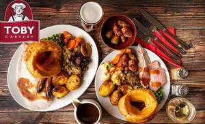 Two-Course Meal for 2 Adults and Up to 2 Children at Toby Carvery Two-Course Meal for 2 Adults and Up to 2 Children at Toby Carvery