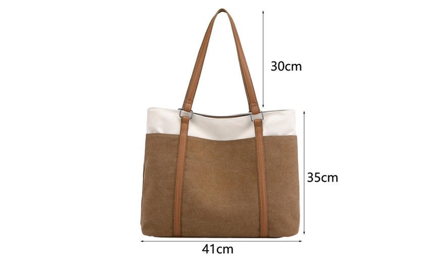 Image 11: Women's Canvas design Work Tote Bag