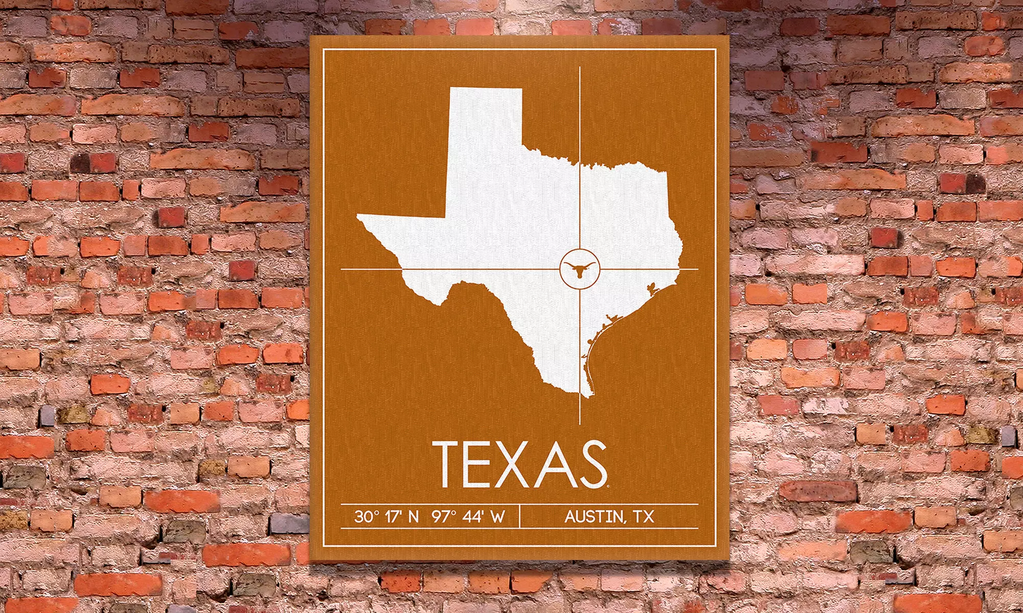 NCAA Map 15"x12" Canvas Prints
 - Primary Image