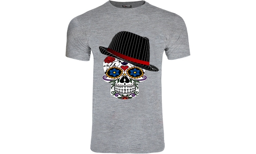 Image 3: T-Shirt mit Totenkopf-Design