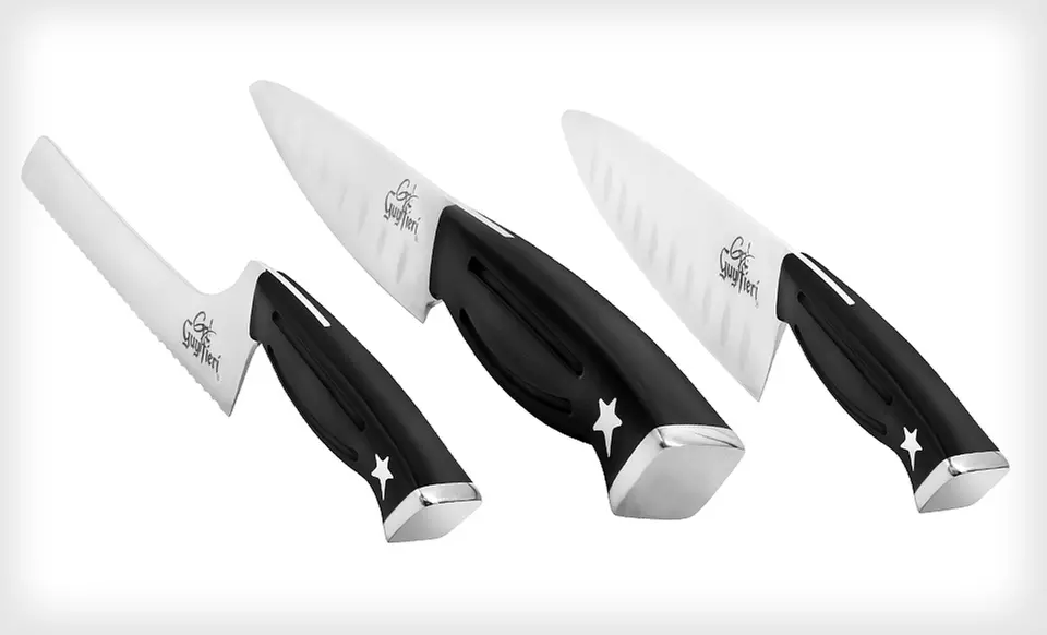 $84 for a Guy Fieri Kulinary Series Five-Piece Knife-Block Set ($180 List Price). Free Shipping and Free Returns. - Second Medium