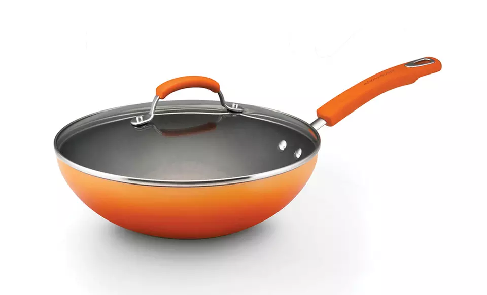 Rachael Ray 11" Hard Enamel Covered Stir Fry Pan - Primary Image