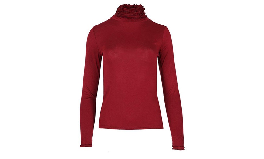 Image 22: 2-Pack of Ladies' Roll Neck Tops