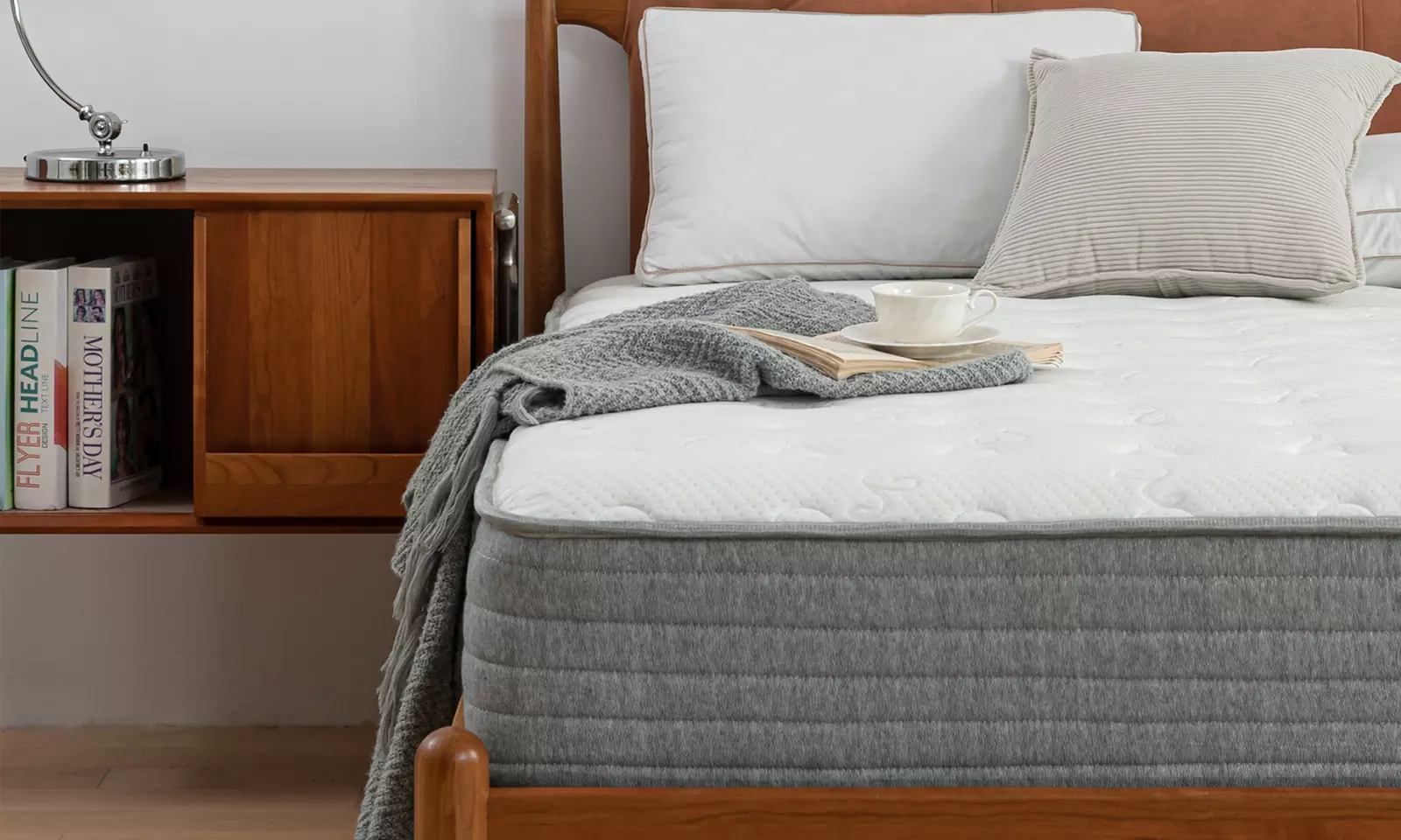 Gude Night 20cm Durable Hybrid Mattress with Pocketed Springs