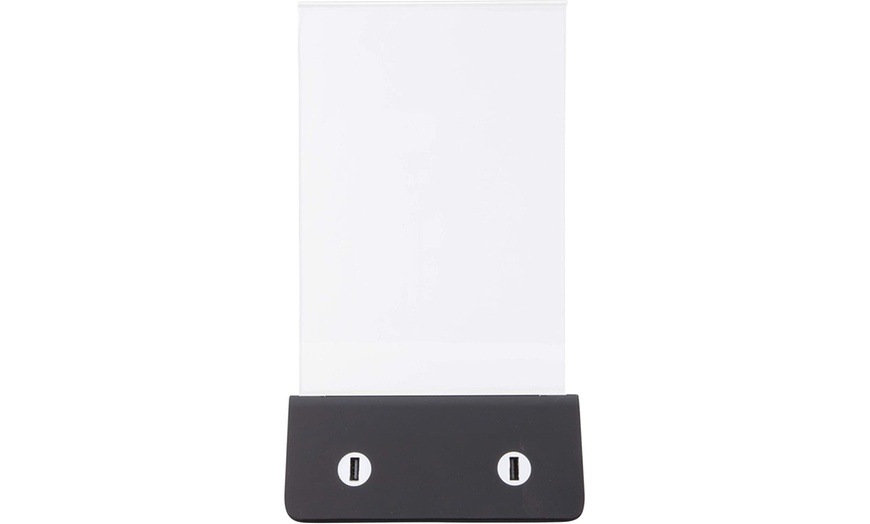 Image 2: Porta Menu Innovativo con Power Bank 10.000 mAh Integrato