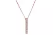 3D Vertical Bar Bible Verse Necklace by Pink Box - Second Medium