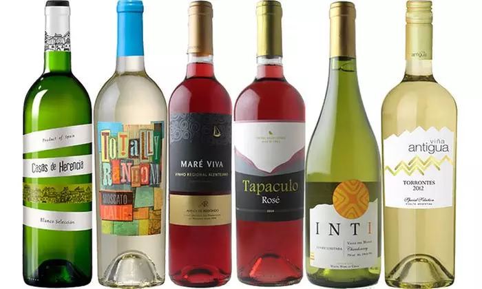 Package of Four White Wines and Two Rosés from Splash Wines ($104.78 Value)  - Primary Image