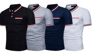 Men's Hudson Mock Pocket Polo Shirt 