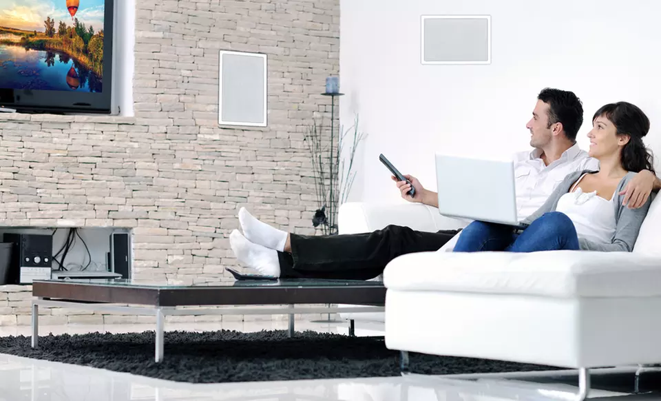 Pyle In-Wall Stereo or Center Channel Speakers. Multiple Styles Available from $34.99–$39.99. - Primary Image