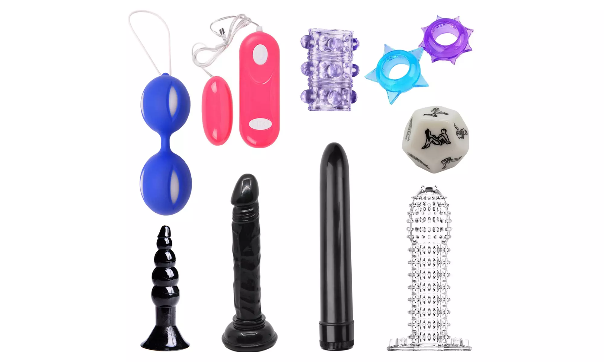 Ensemble de 10 jouets sensuels pour couples - Primary Image