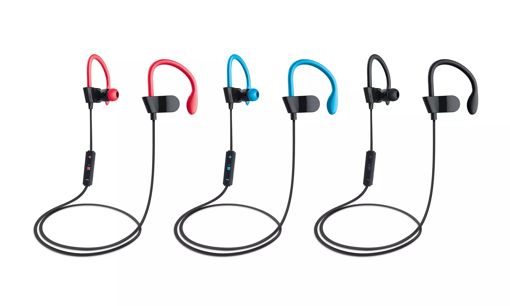 Avier XE4 Wireless Bluetooth Earbuds with Sport Hooks - Primary Image