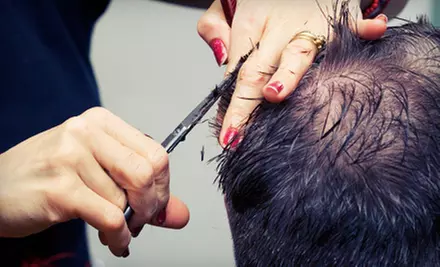 $19 for a Men's Haircut with Shampoo, Style, and Neck Shave from Marin Owen at Salon Brio in Clemmons ($50 Value) - Primary Image