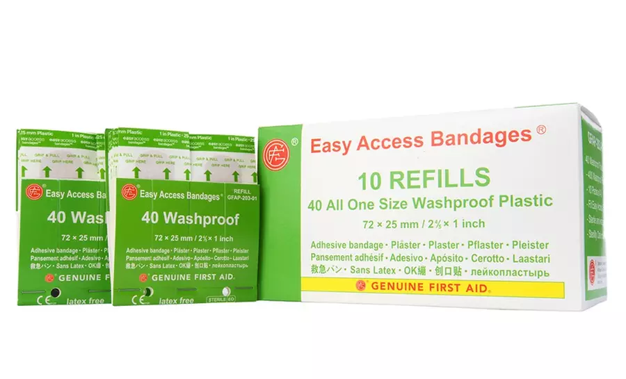 400-Ct Easy Access Bandages & Dispenser. Multiple Options Available. Free Shipping. - Image 3