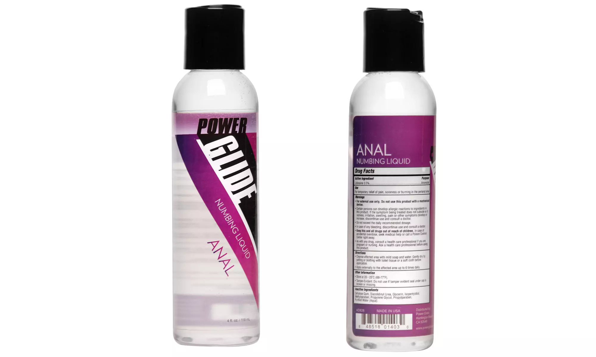 Power Glide Anal Numbing Personal Lubricant (4 Fl. Oz.) - Primary Image