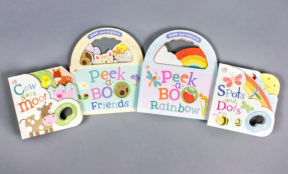 Little Learners Peek-a-Boo 4-Book Set - Primary Image