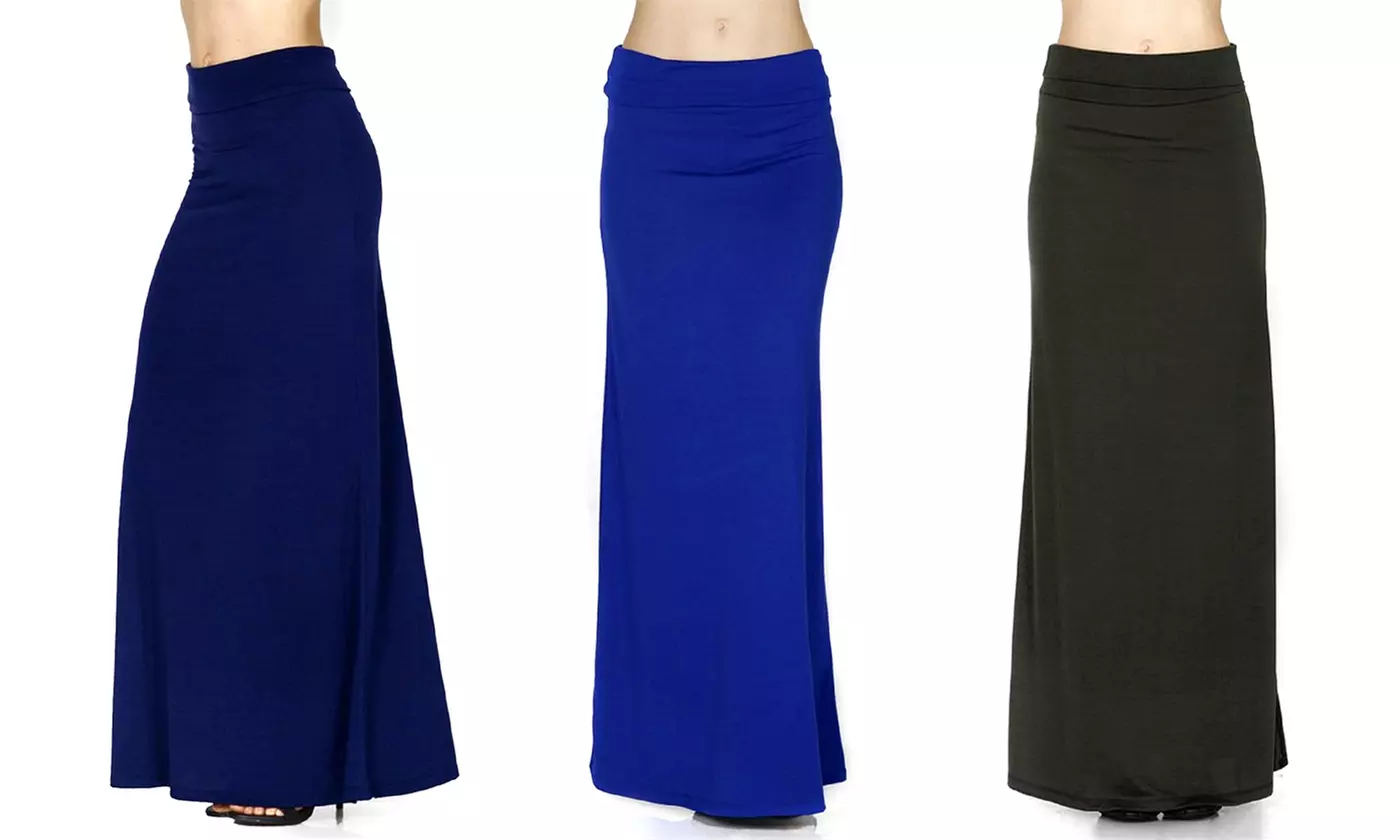 3-Pack Maxi Skirt With Tummy Control - Second Medium