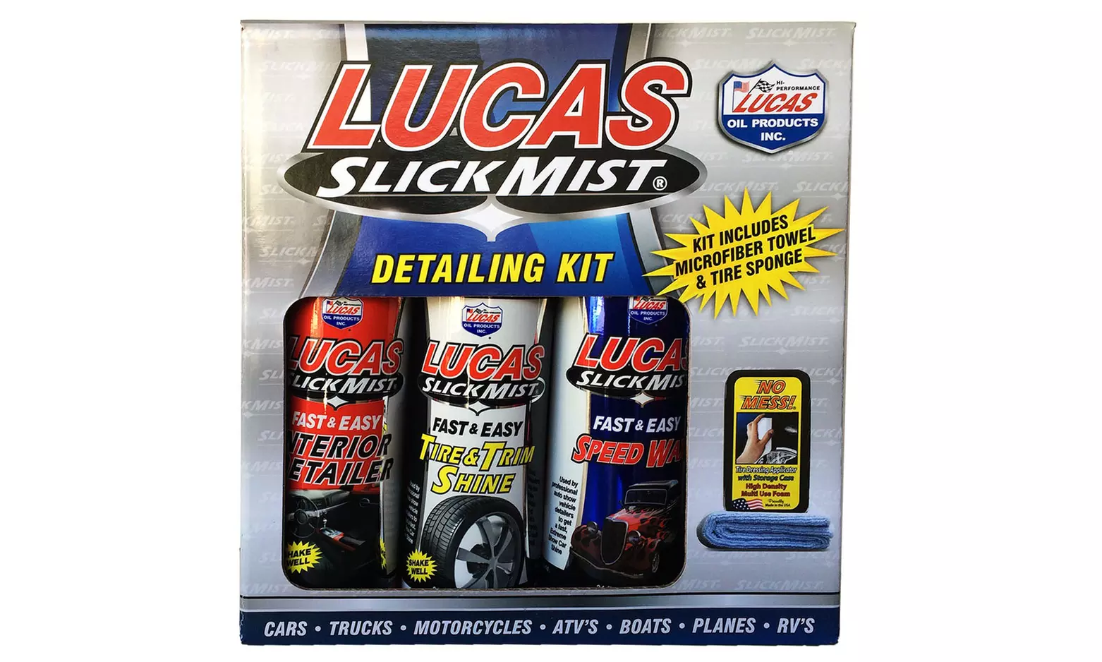Lucas Oil Slick Mist Vehicle Detailing Kit (5-Piece) - Primary Image