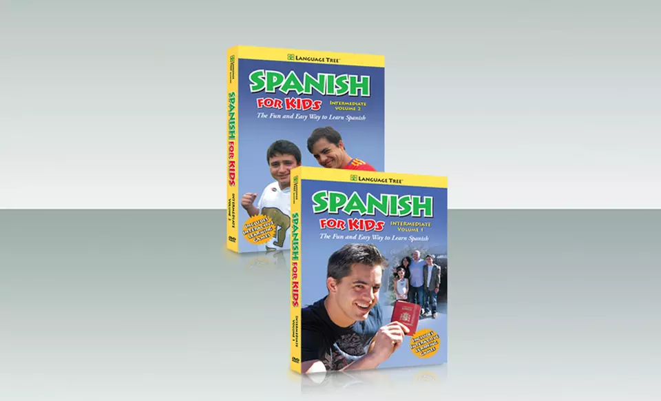 Language Tree Beginner and Intermediate Spanish DVD Sets  - Second Medium
