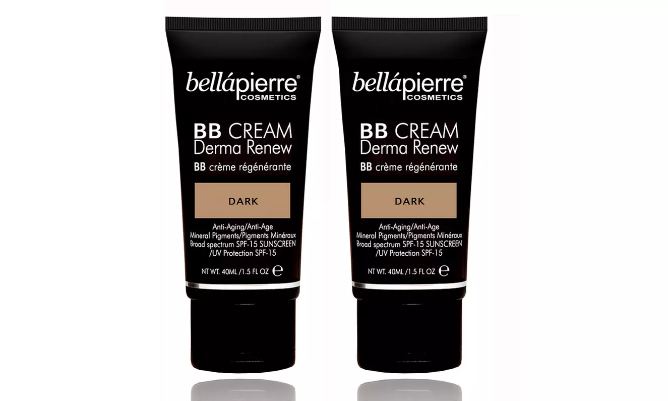 Bellápierre Cosmetics Derma Renew BB Cream with SPF 15 (2-Pack) - Second Medium