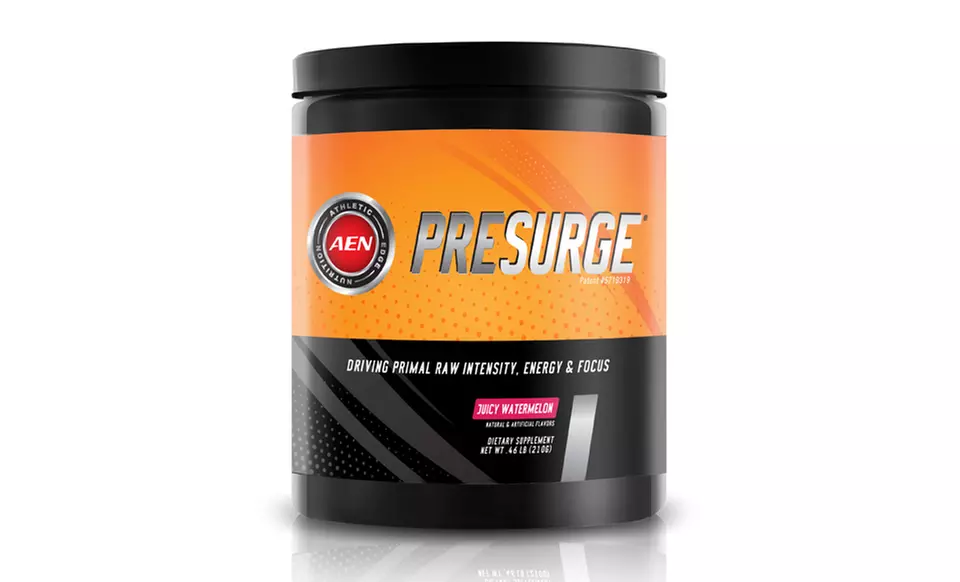 $23.99 for AEN PreSurge Pre-Workout Mix (0.46 lb.) ($49.99 List Price). Multiple Flavors Available. Free Shipping. - Second Medium