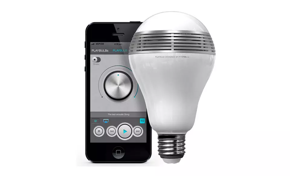 MIPOW PLAYBULB Bluetooth Smart LED Speaker Light Bulb - Primary Image