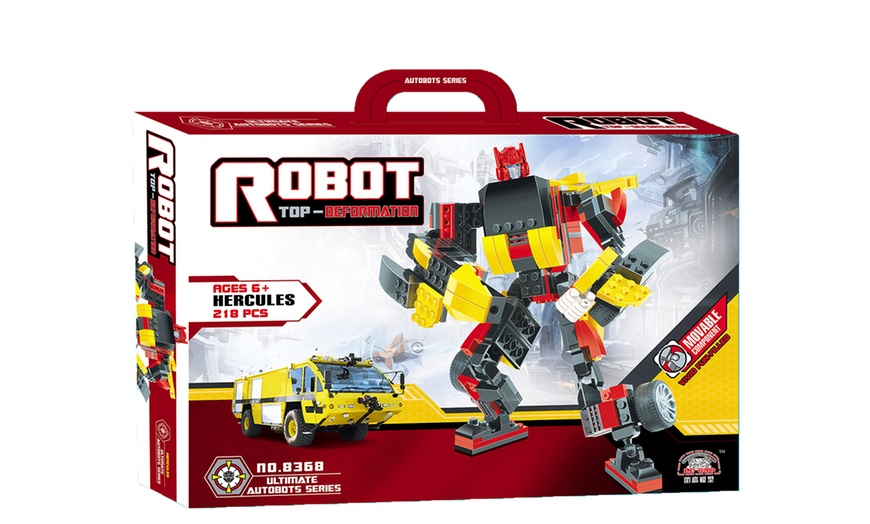 Image 16: Robots Building Blocks Set