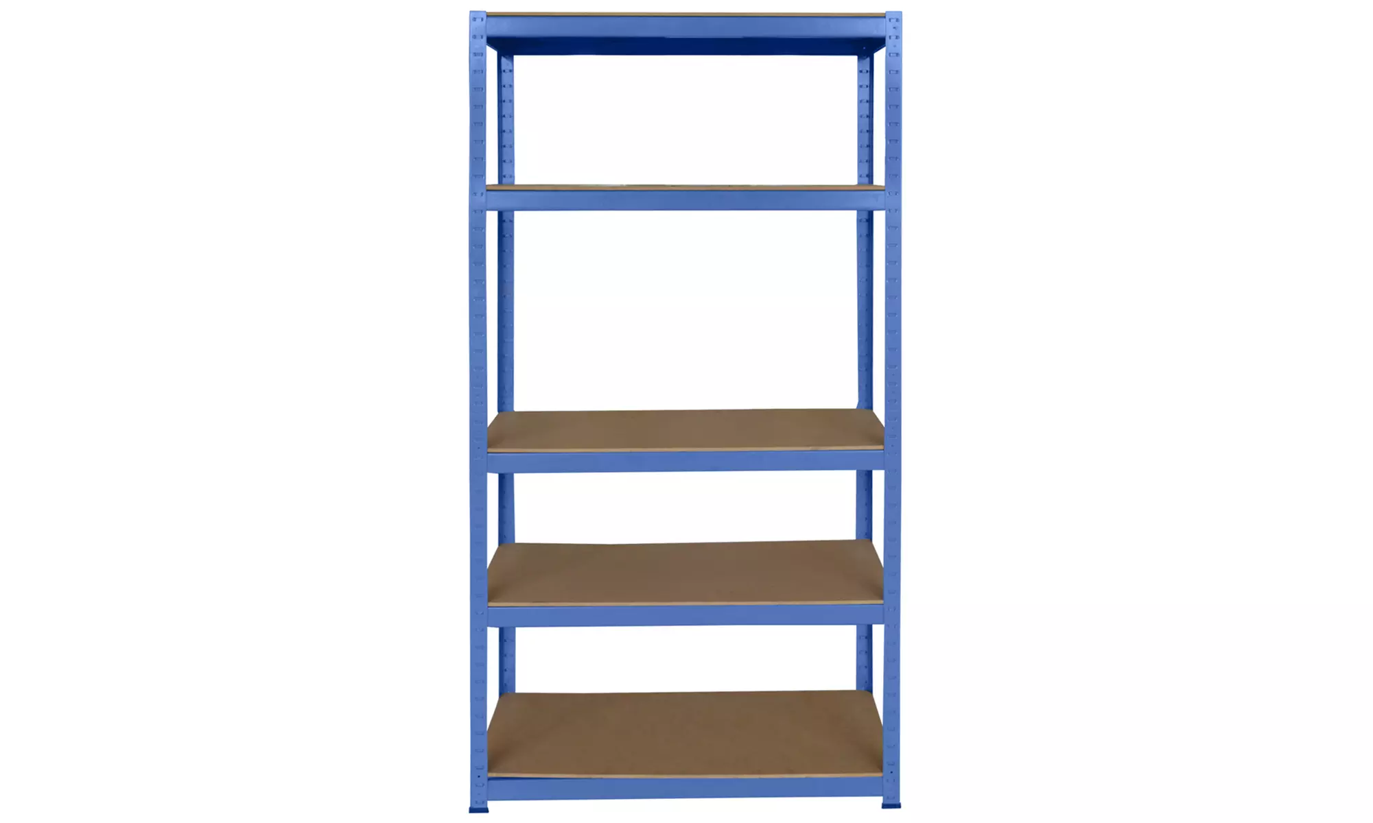 One or Two 150x70cm Heavy Duty Five-Tier Boltless Racking - Second Medium
