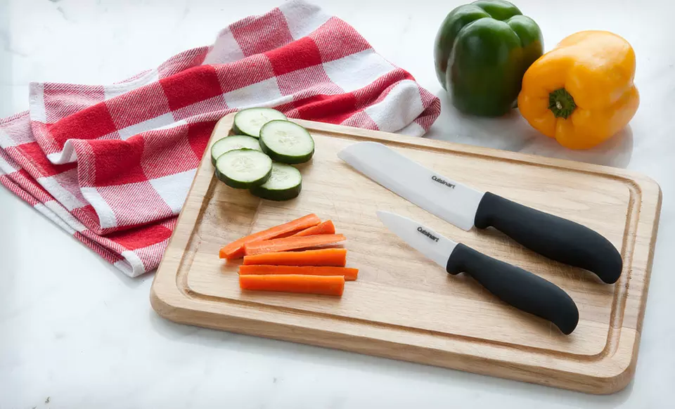 $9.99 for a Cuisinart Ceramic Knives Set ($39.98 List Price). Free Returns. - Second Medium