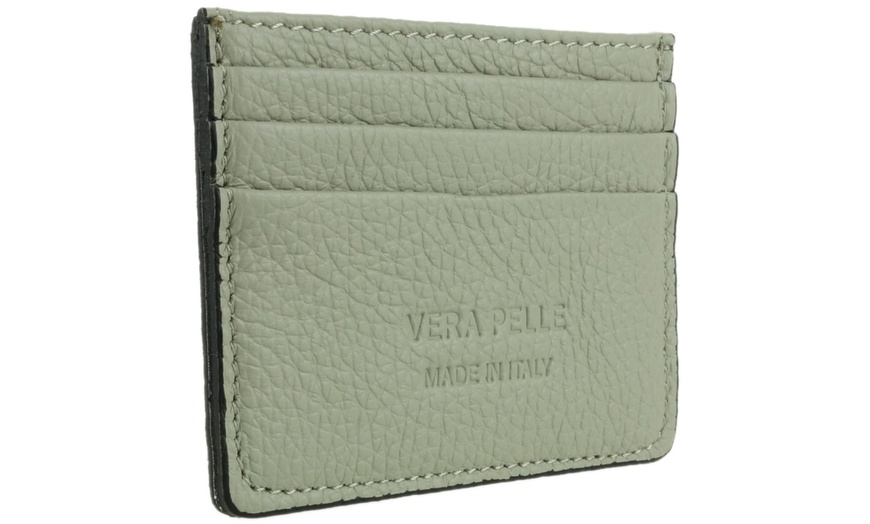 Image 11: Men's Genuine Leather Card Holder