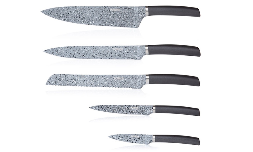 Image 2: Tower Five-Piece Knife Set